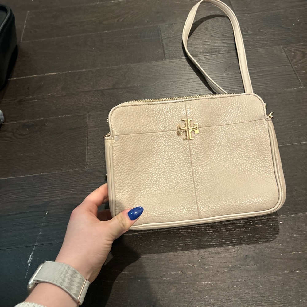 Tory Burch Cream Crossbody Bag